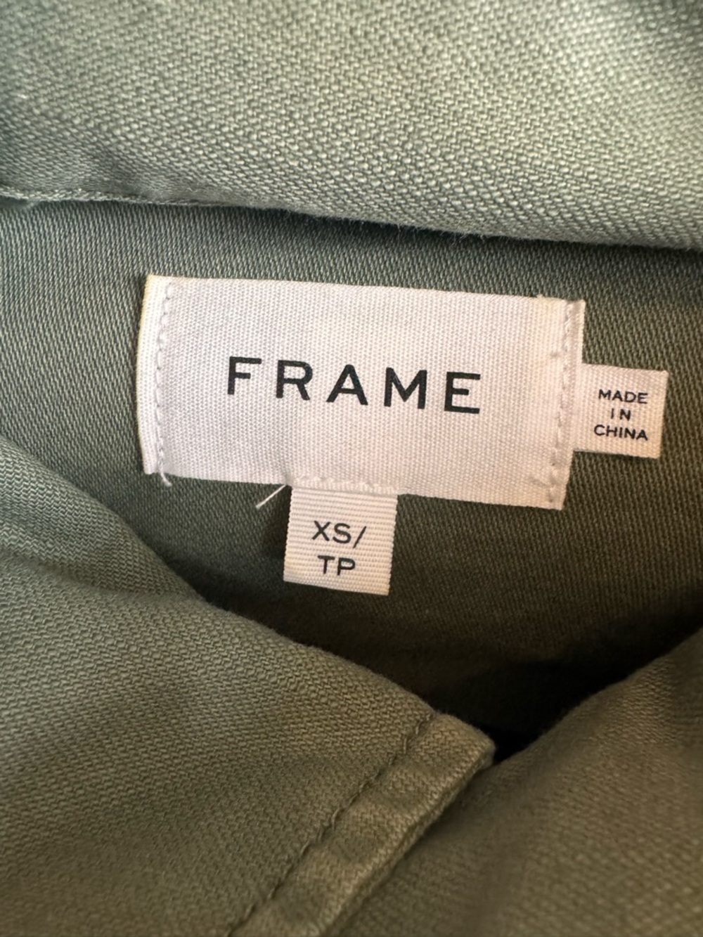Frame Denim Green Utility Jacket - Picture 7 of 11